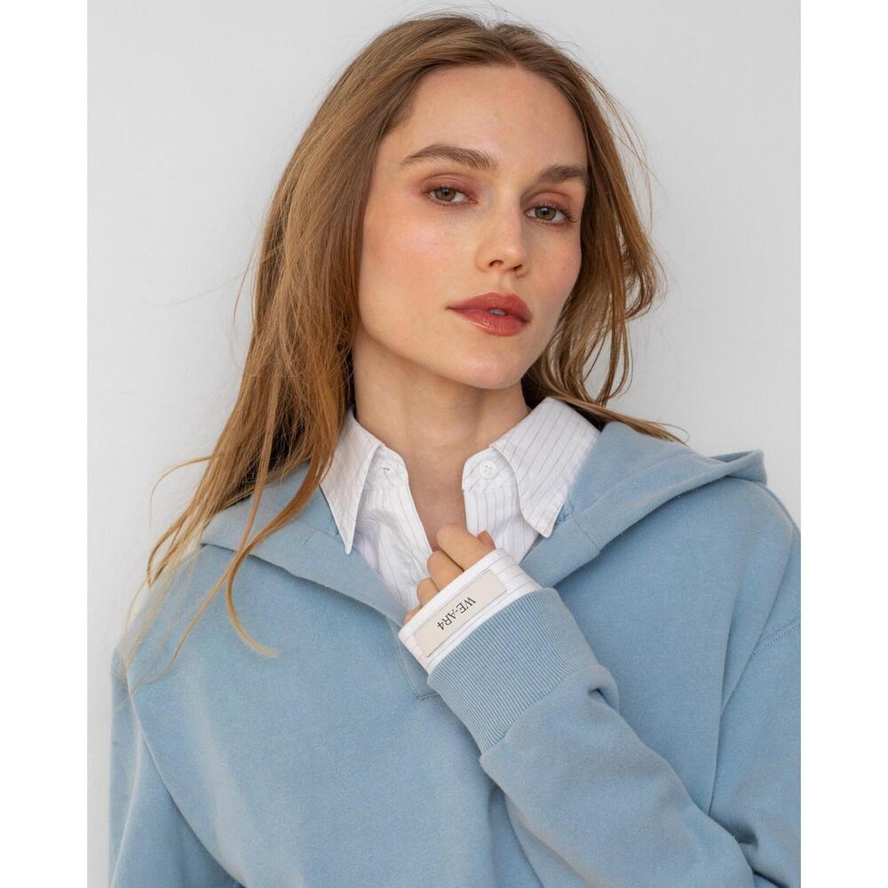 NEW WE-AR4 street boxy hoodie in swordfish - Picture 4 of 5